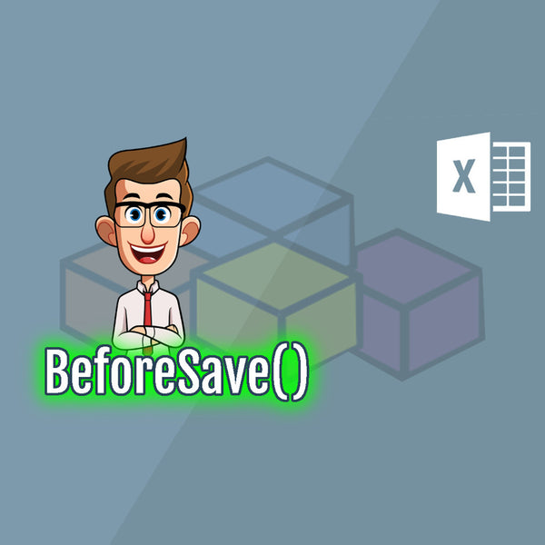 Excel VBA  - Run Macro BEFORE Save