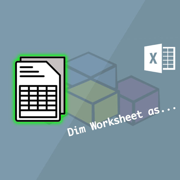 How To Define A Worksheet Reference (Excel VBA)